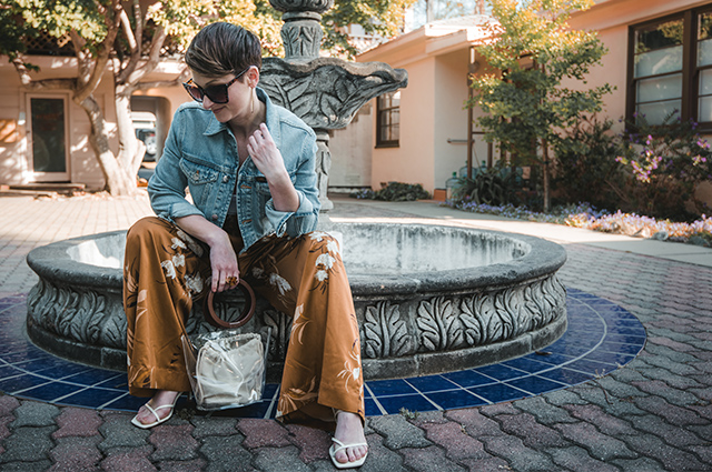 SUMMER BLOOM MATCHA PANT