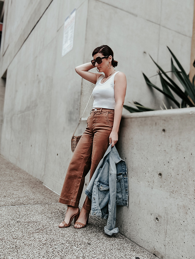 How To Wear Brown Denim Jeans · The 
